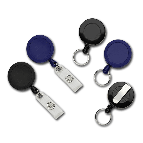 Lot de 3 porte-badges Yo-Yo avec cordon et clip - Accessoires de