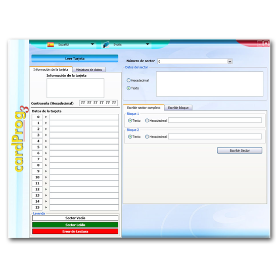 cardProg3 programador MIFARE Ⓡ