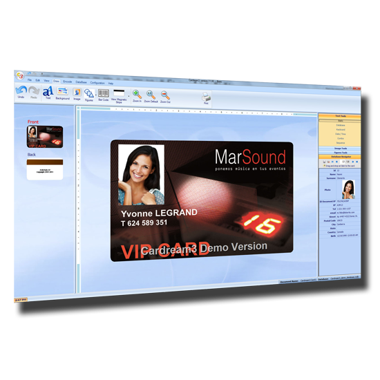 Cardream3, impresión y codificación de tarjetas