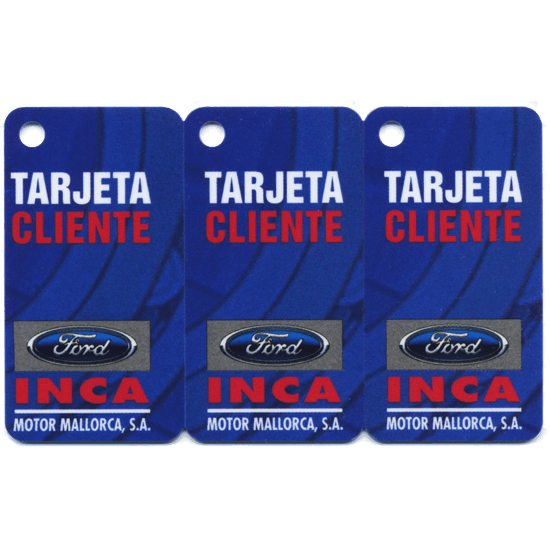 Tarjeta cliente llavero