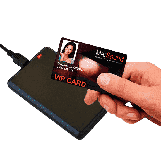 Technologie RFID des badges
