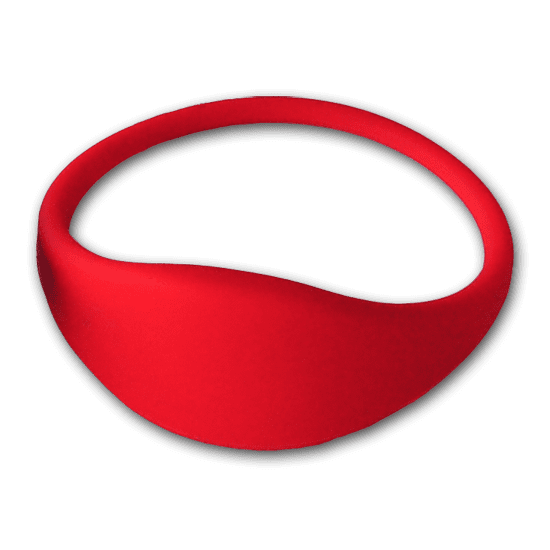 Bracelet RFID silicone rouge