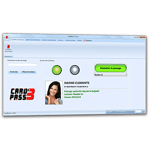CardPass3 visualisation des accès