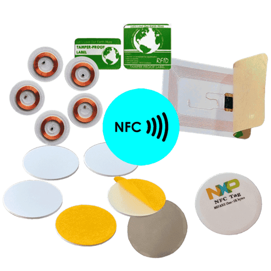 Tag RFID autocollant