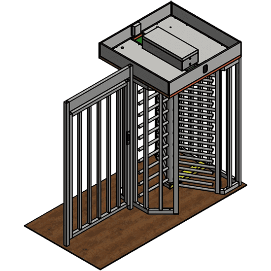 Tourniquet tambour avec porte PMR