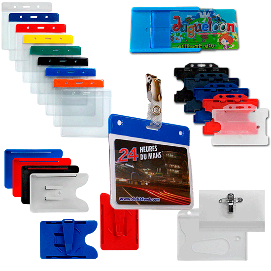 Fundas porta tarjetas identificativas de acreditación Fundas porta tarjetas identificativas de acreditación